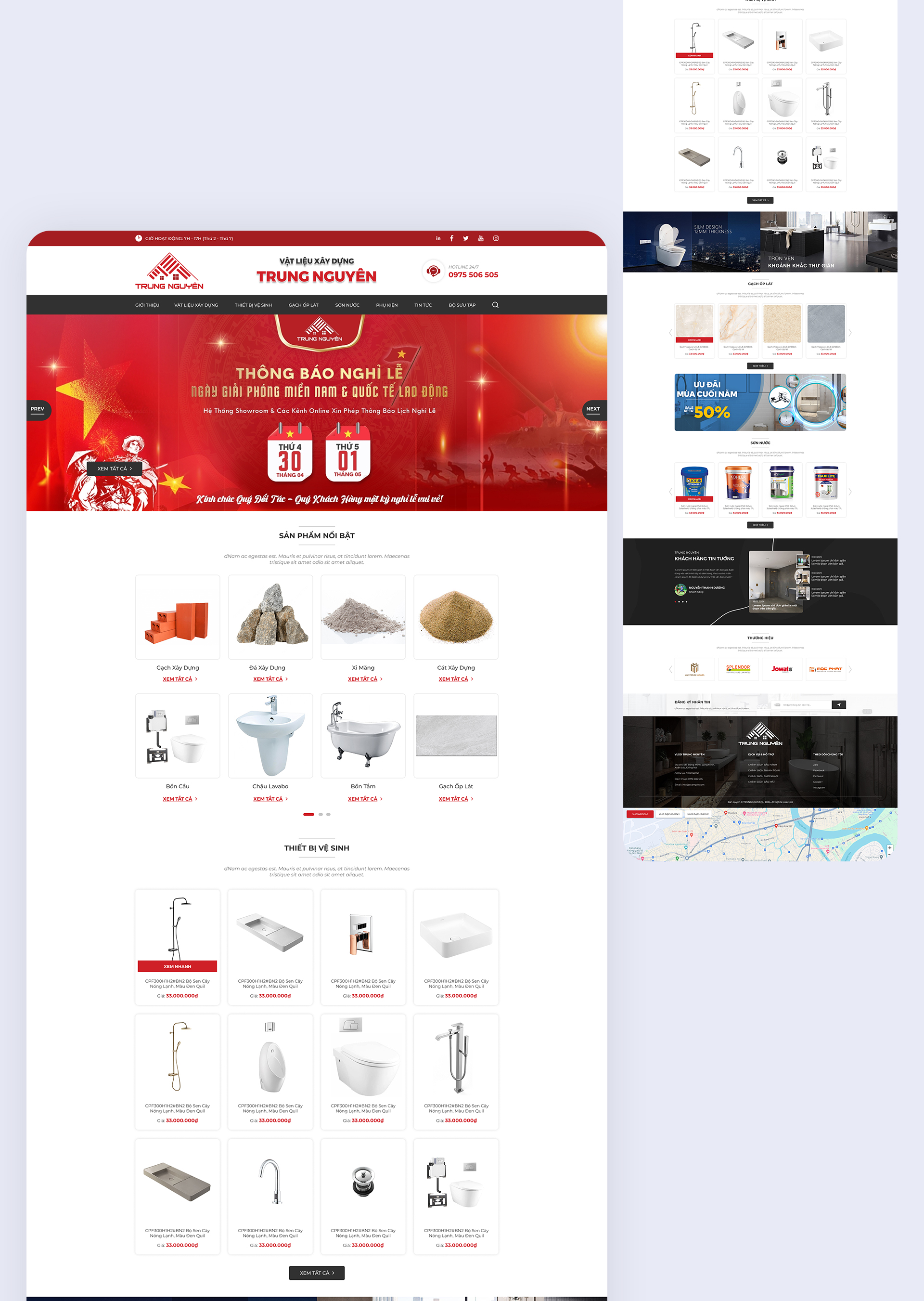 Thanh Dương - Thiết Kế Website Vật Liệu Xây Dựng