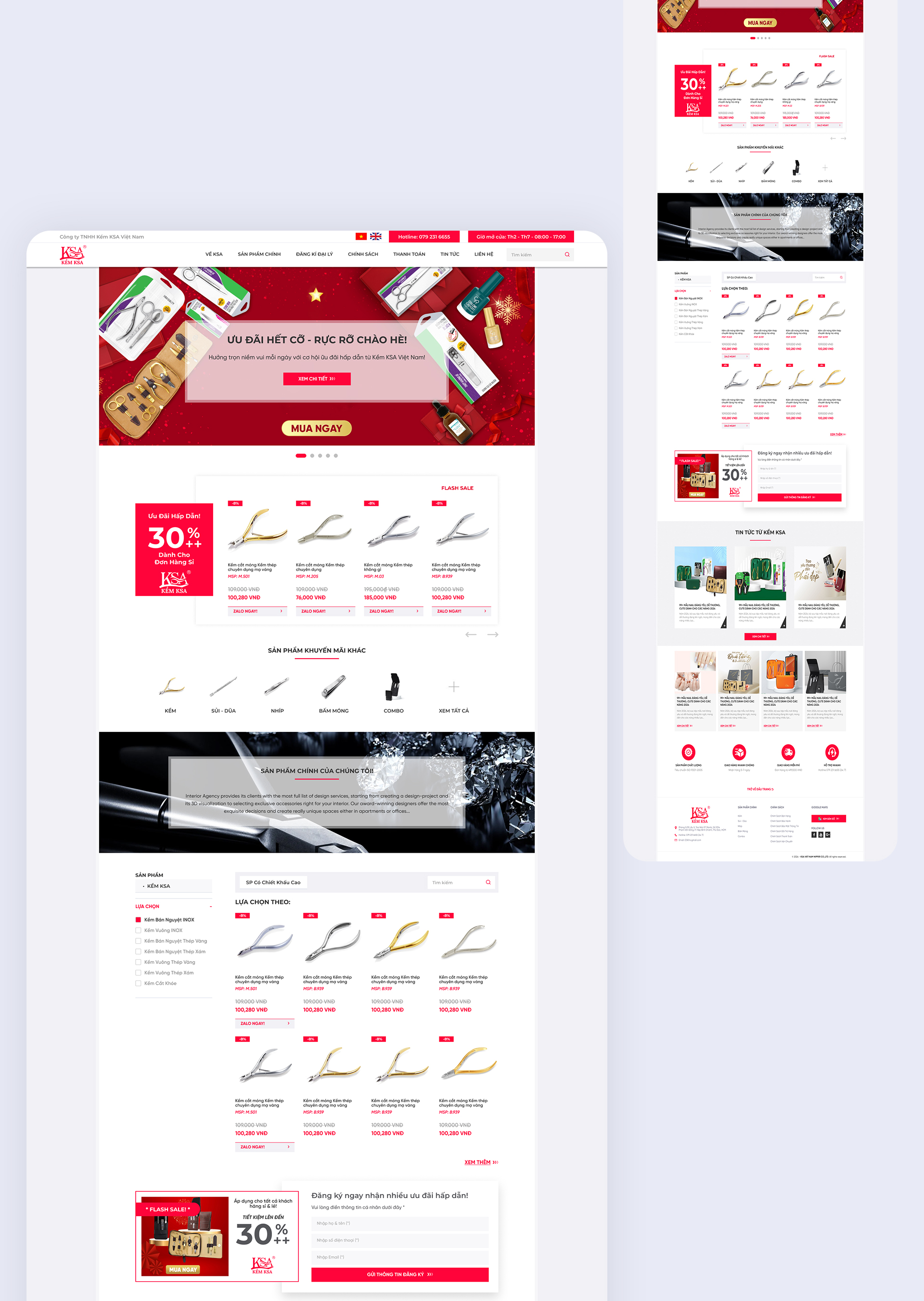 Thanh Dương - Thiết Kế Website Kềm Nail