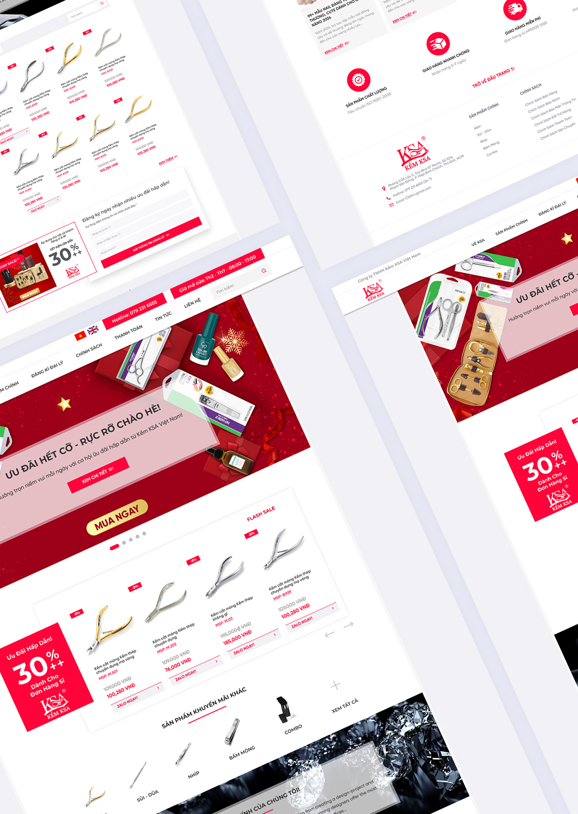 Thanh Dương - Thiết Kế Website Kềm Nail