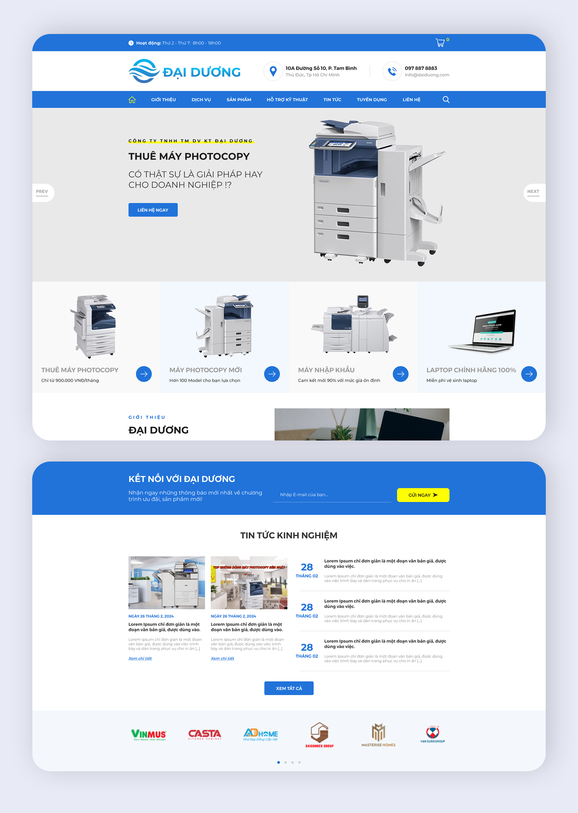 Thanh Dương - Thiết Kế Website Thiết Bị Văn Phòng