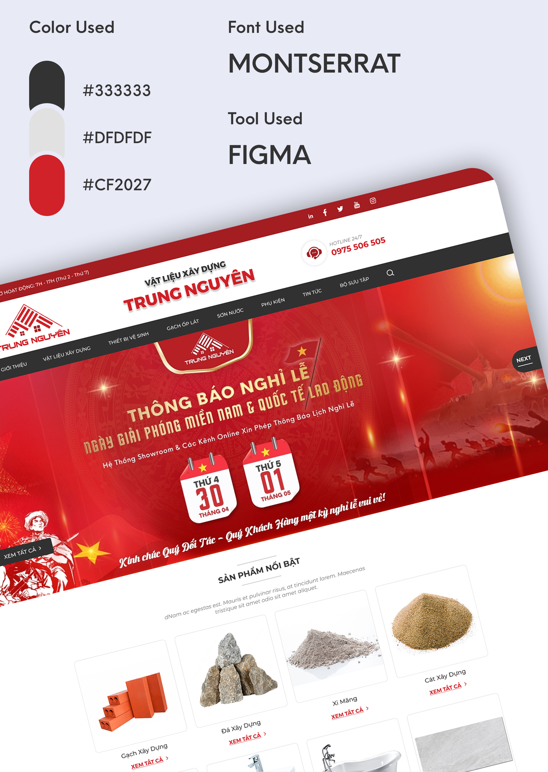 Thanh Dương - Thiết Kế Website Vật Liệu Xây Dựng
