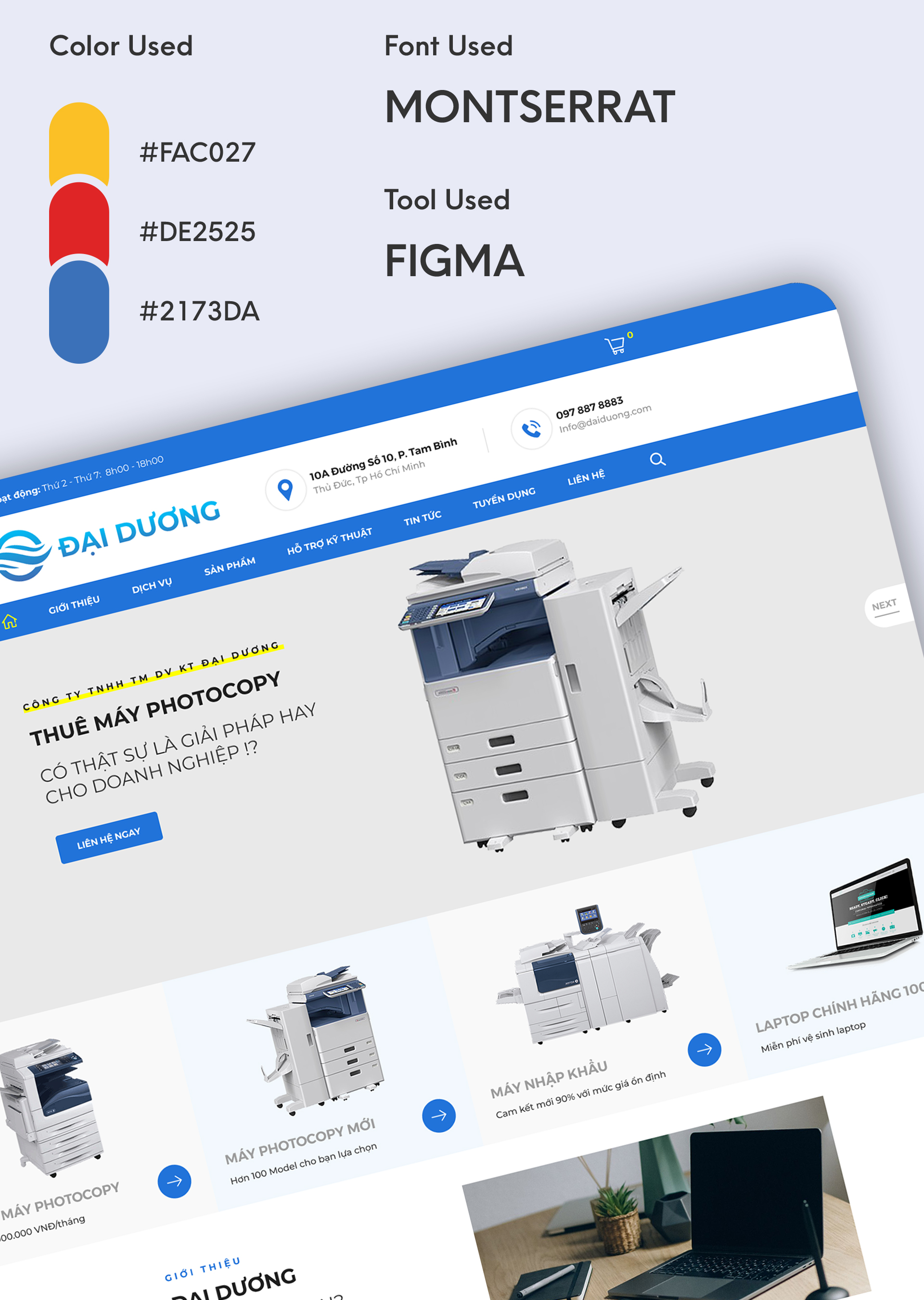 Thanh Dương - Thiết Kế Website Thiết Bị Văn Phòng