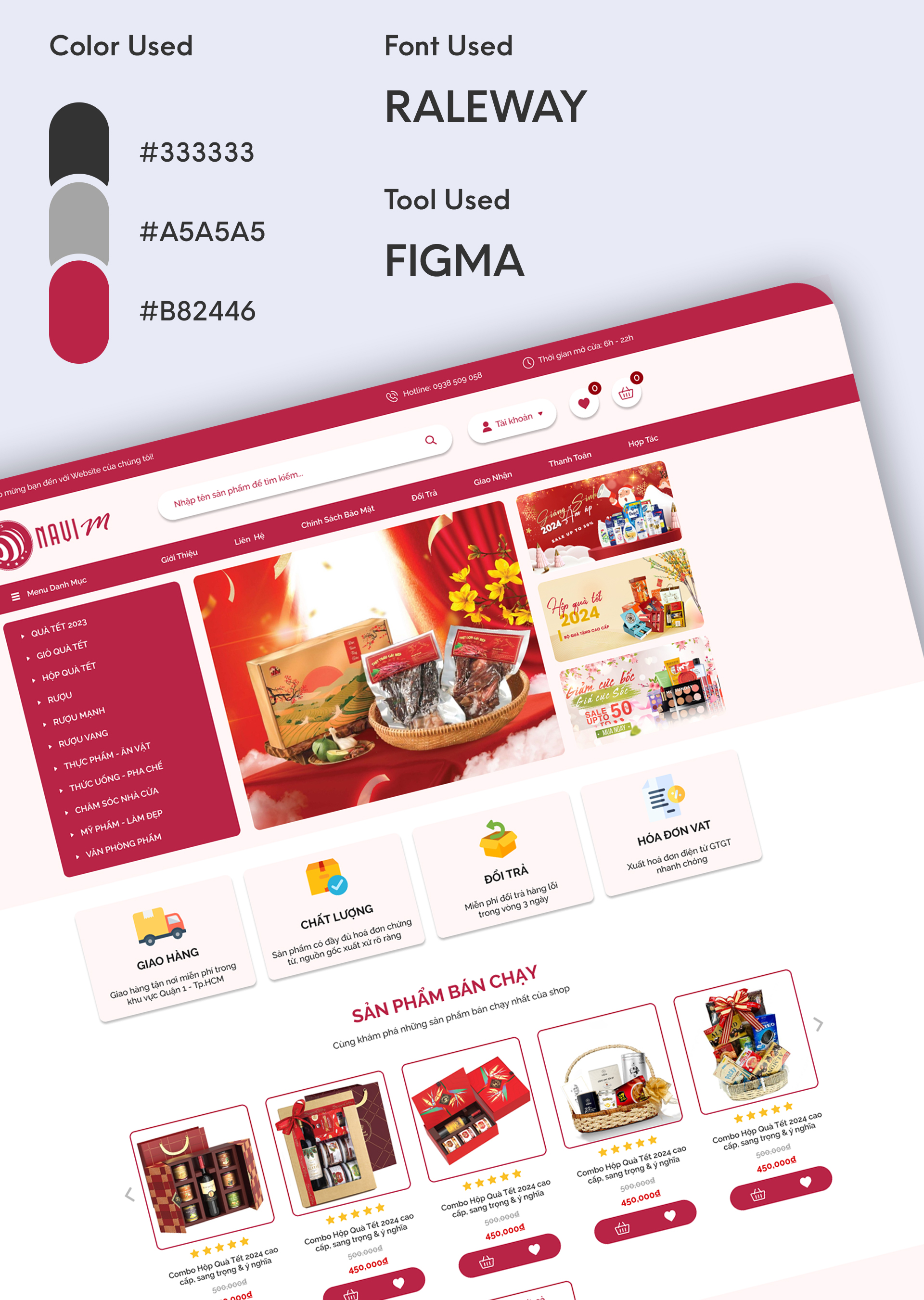 Thiết kế website ngành Thực phẩm - Thanh Dương