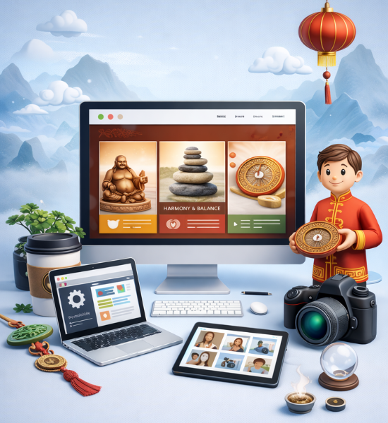 Dịch Vụ Thiết Kế Website Phong Thủy Đẹp Theo Yêu Cầu