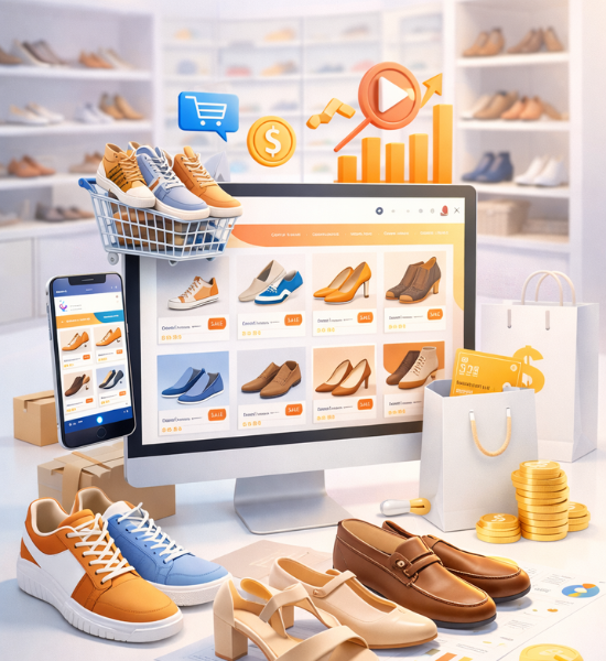 Dịch Vụ Thiết Kế Website Bán Giày Dép Giúp Tăng Doanh Thu