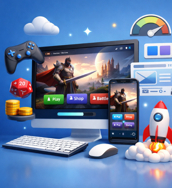 Dịch Vụ Thiết Kế Website Game Online Load Mượt, Giao Diện Đẹp