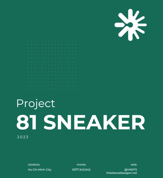 Dự Án Thiết Kế Website 81 Sneaker – Khi Giao Diện Là Sức Mạnh Thương Hiệu